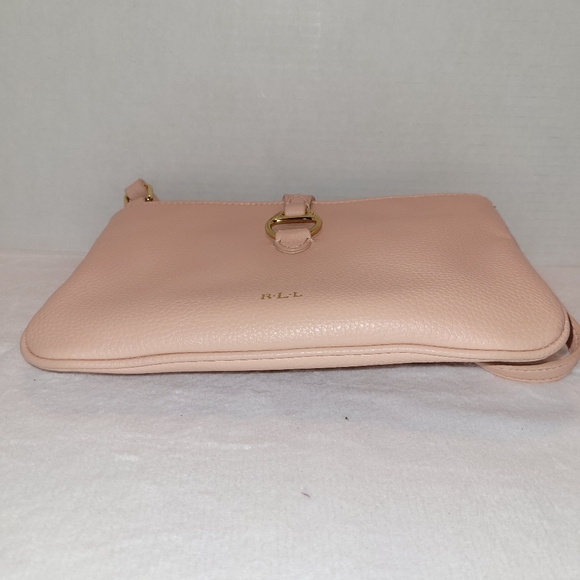 Ralph Lauren Light Pink Vegan Leather Crossbody - Picture 2 of 6